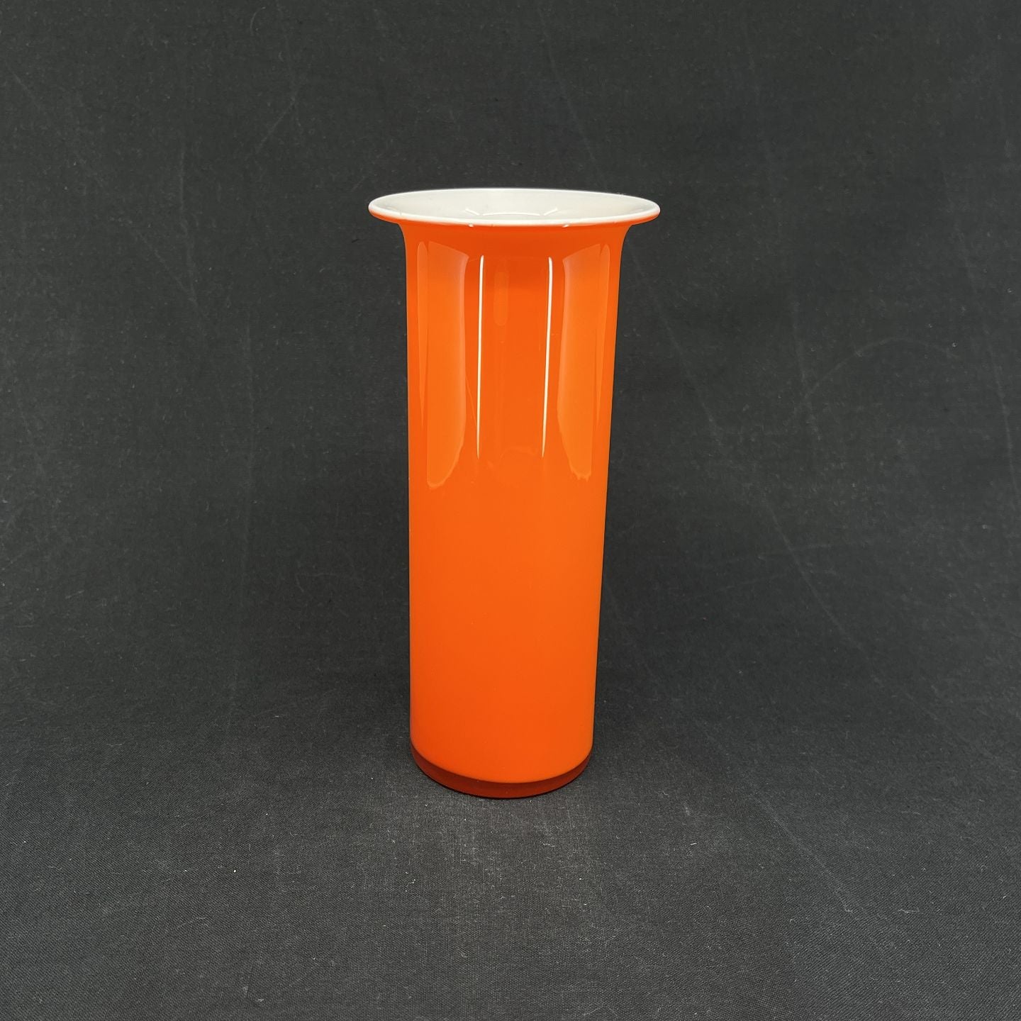 Red Rainbow vase from Holmegaard