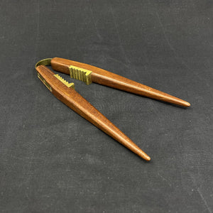 Modern nutcrackers in teak