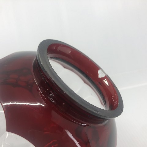 1 hole dome in red cover glass