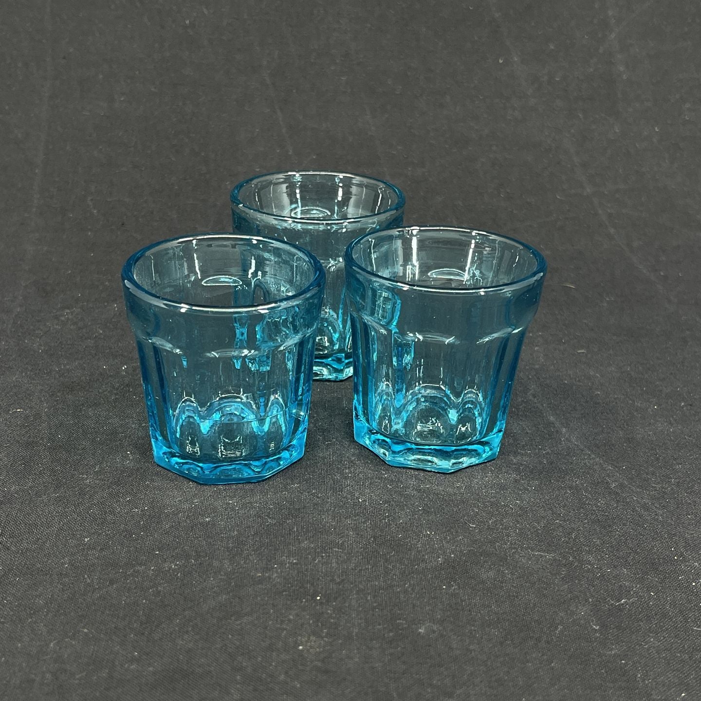 Childrens glass for Fyens Glasswork, cyan blue