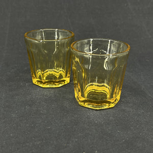 Barneglas fra Fyens Glasværk, mørk citrin