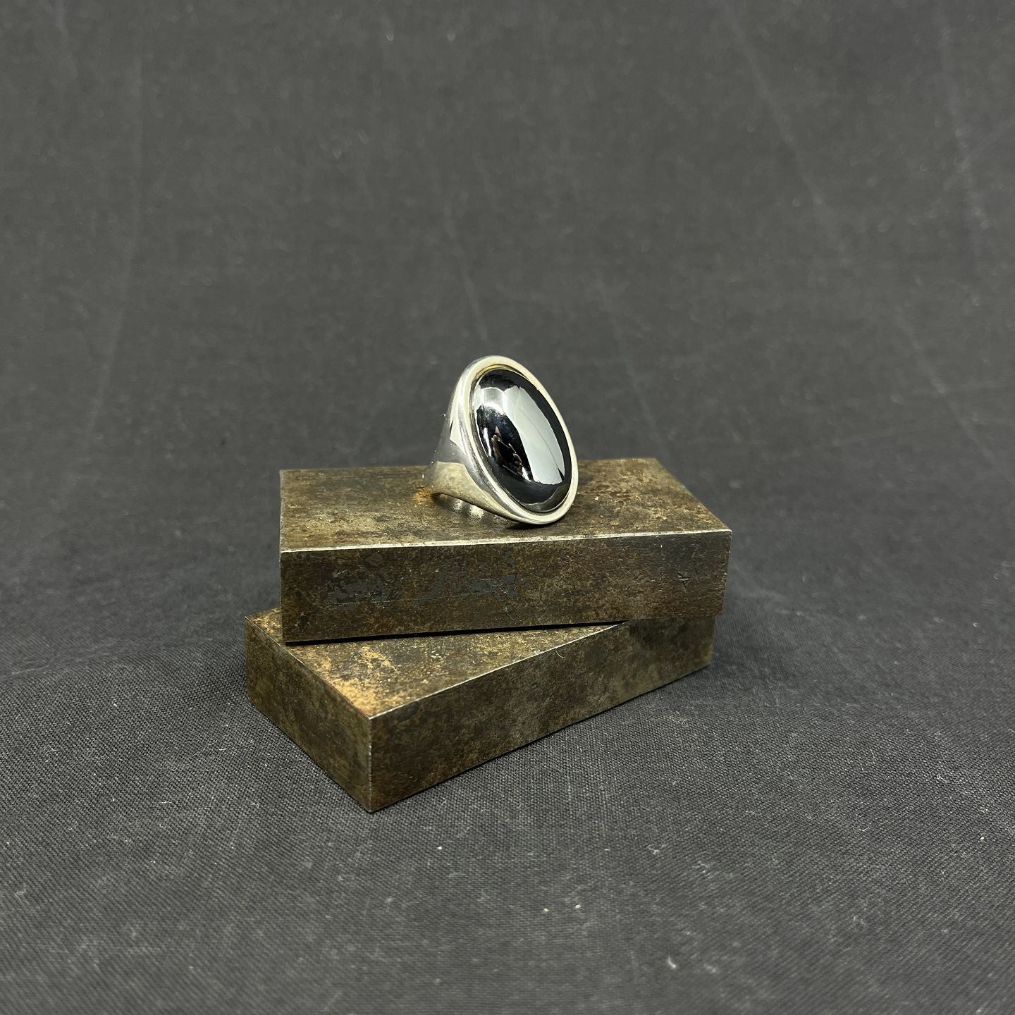 Ring with bloodstone from WS Sørensen