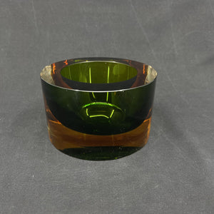Round sommerso bowl from Murano