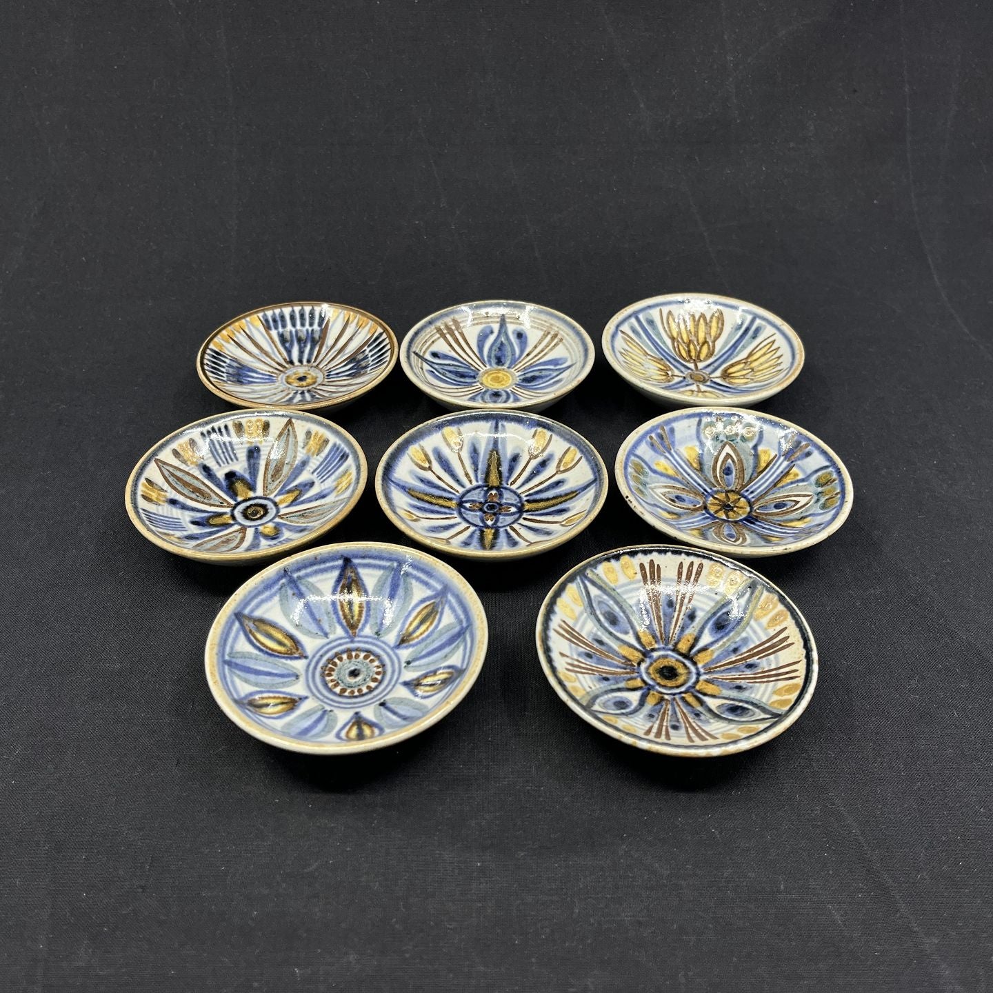 Set of 8 small bowls from L. Hjorth