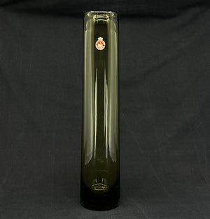 Oliven cylindervase, 36 cm.