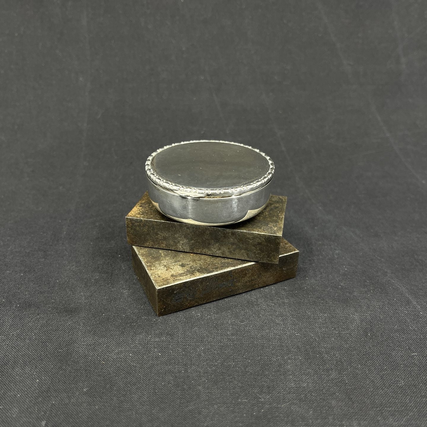 Large round pill box