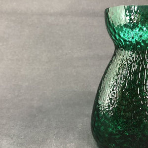 Smaragdgrønt hyacintglas fra Fyens Glasværk