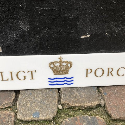 Royal Copenhagen sign