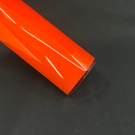 Red Rainbow vase from Holmegaard, 22.5 cm.