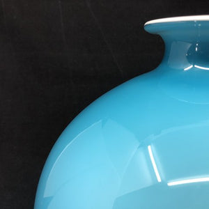 Kuglerund oceanblå Carnaby vase