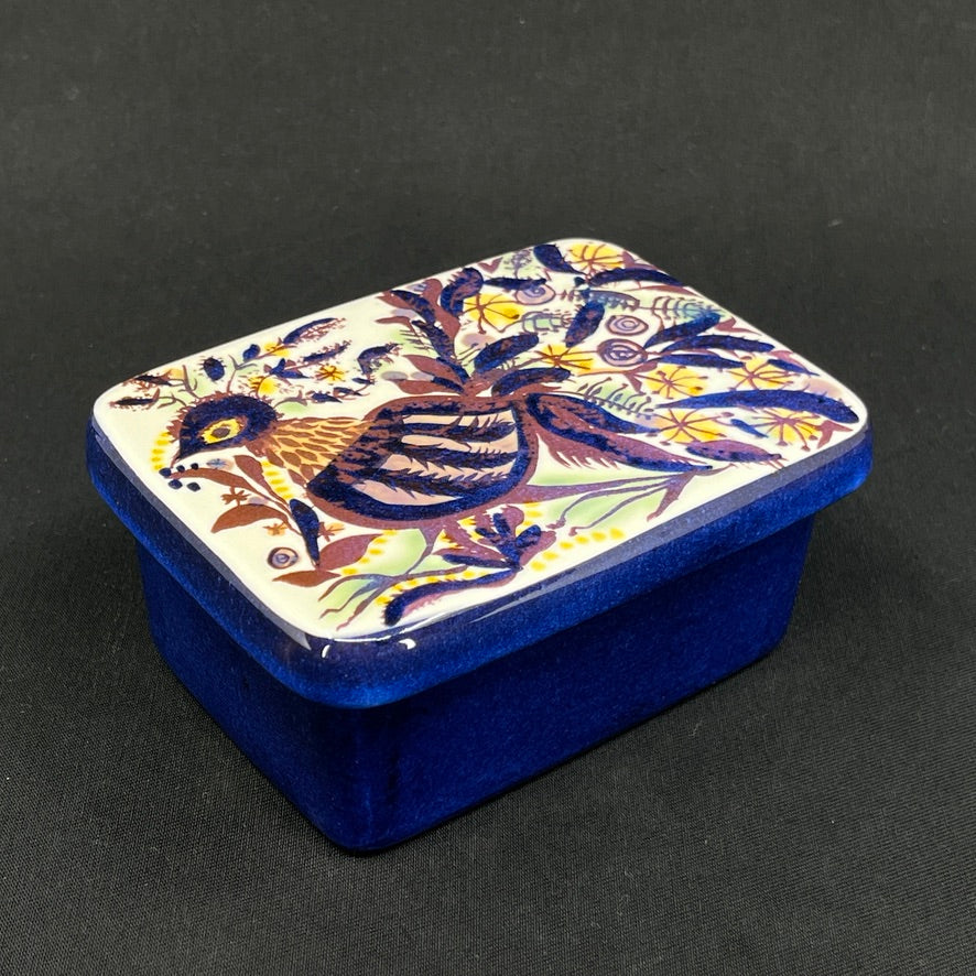 Tenera butter box from Royal Copenhagen with bird