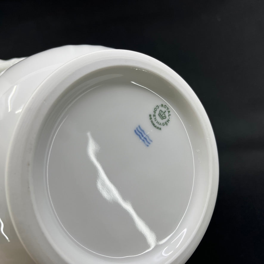 White Fluted wine cooler from Royal Copenhagen