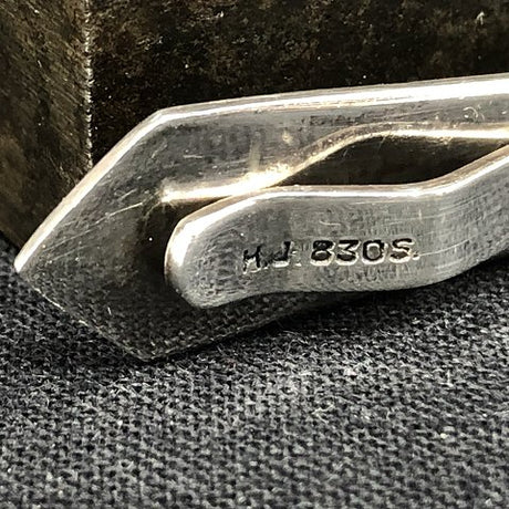 Tie pin in silver