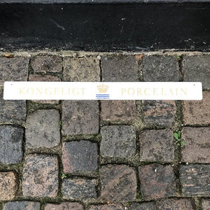 Narrow Royal Copenhagen sign