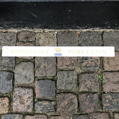 Smalt Royal Copenhagen skilt