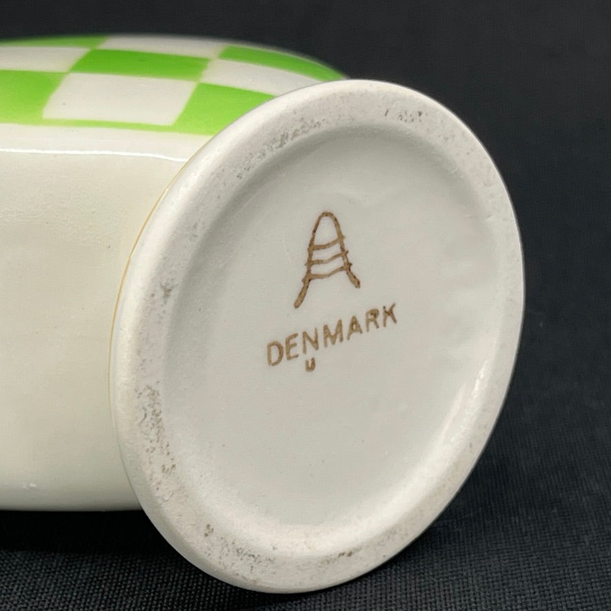 Grønt julehjerte fra Aluminia