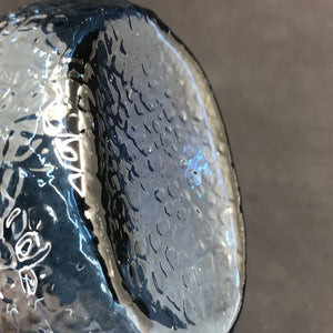 Midnatsblåt hyacintglas fra Fyens Glasværk