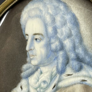 Stort miniatureportræt af Frederik d. 4 af Holsten-Gottorp