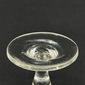 Wine glass with oak leaves