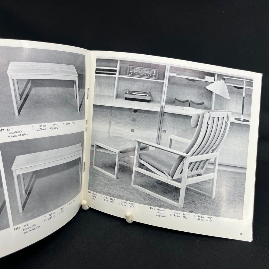 Originalt katalog - Fredericia Furniture 1968
