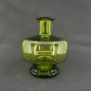 Large May Green vase from Holmegaard, 17.5 cm.