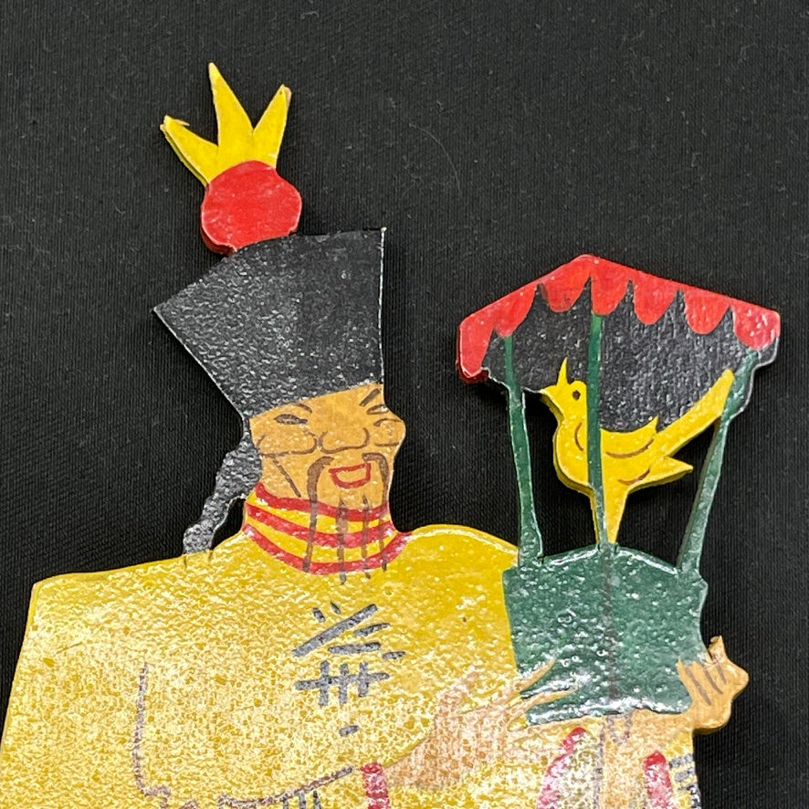 Wooden figure – The Emperor's New Clothes