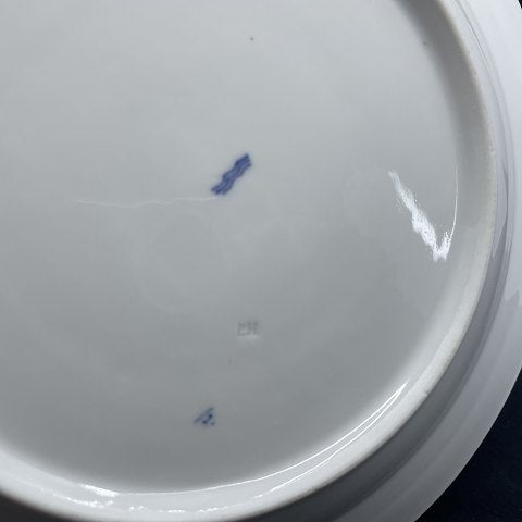 Mussel painted Fluted dinner plate from 1820-1850