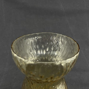 Gylden citrin hyacintglas fra Fyens Glasværk