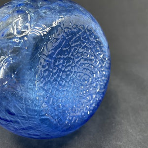 Aquamarinblåt hyacintglas