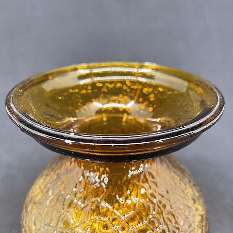 Amber hyacinth glass from Fyens Glasværk