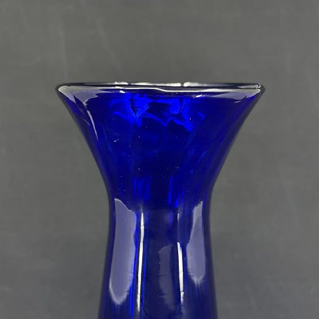 Blåt hyacintglas fra Fyens Glasværk