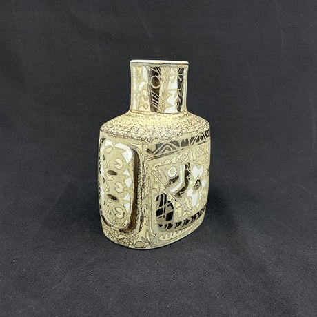 Royal Copenhagen baca vase i brun