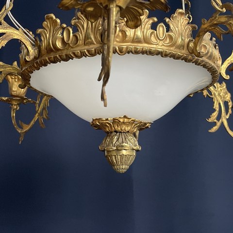 Beautiful gilded French chandelier