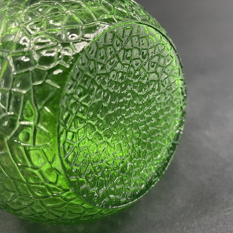 Græsgrønt hyacintglas fra Fyens Glasværk