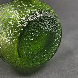 Grønt hyacintglas fra Fyens Glasværk