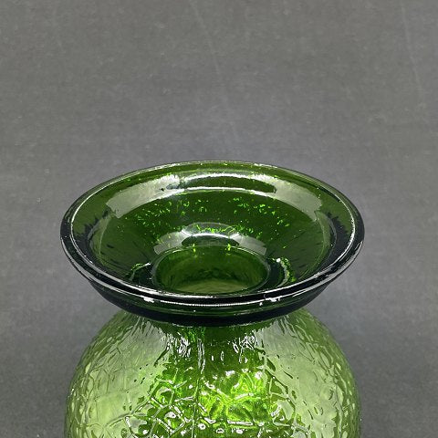 Grønt hyacintglas fra Fyens Glasværk