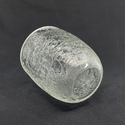 Ice flower vase in clear glass