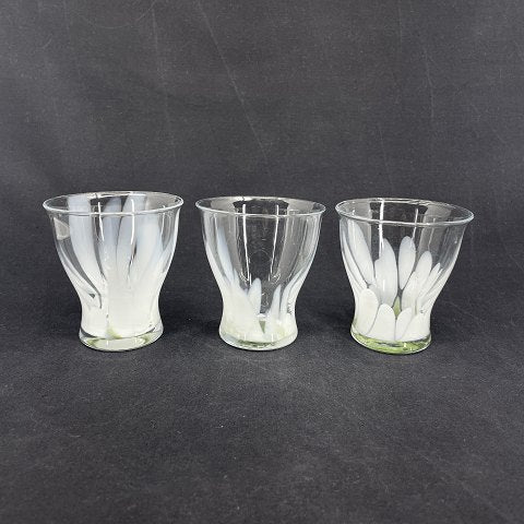 6 Snow drop glasses by Per Lütken
