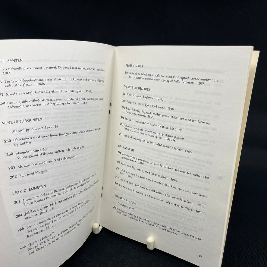 Originalt katalog - B&G 125 års udstilling