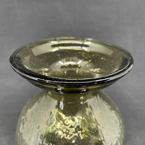Mosgrønt hyacintglas fra Fyens Glasværk