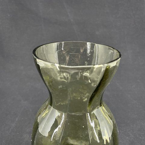 Moss green hyacinth glass