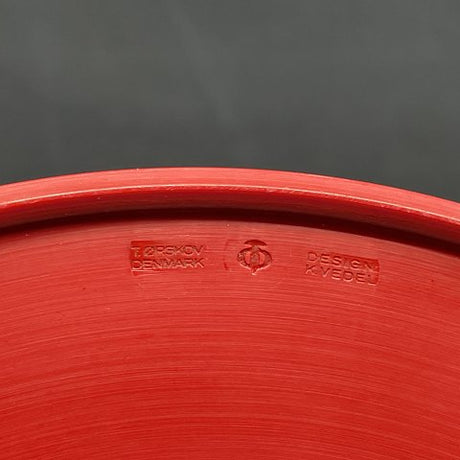 Red Kristian Vedel melamine tall bowl