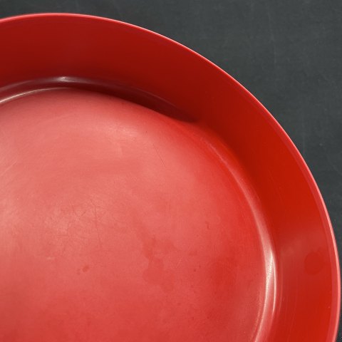 Red Kristian Vedel melamine low bowl