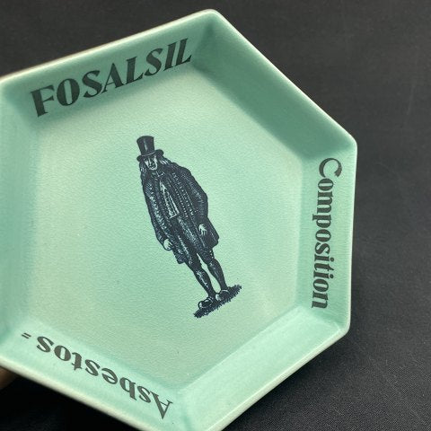 Rare advertising ashtray from Aluminia