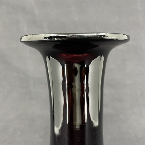 Mangan hyacintglas fra Holmegaard - balusterformet