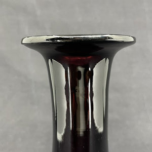 Mangan hyacintglas fra Holmegaard - balusterformet