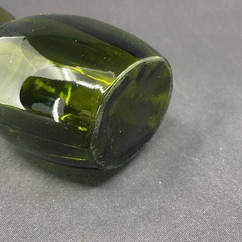 Flaskegrønt hyacintglas fra Kastrup Glasværk