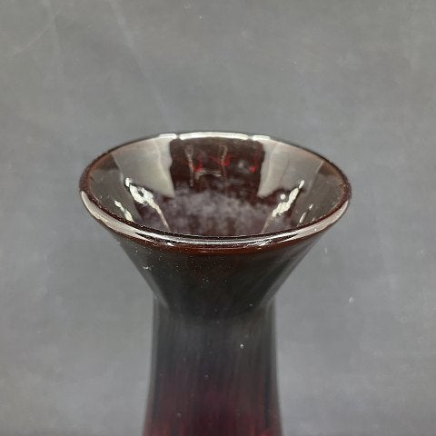 Red hyacint vase from Fyens Glasswork
