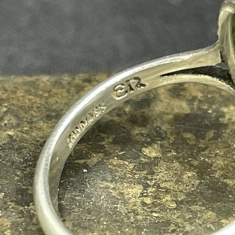 Ring fra Evald Nielsen med amazonit