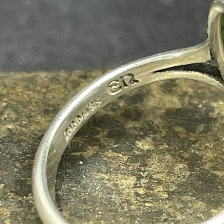 Ring fra Evald Nielsen med amazonit
